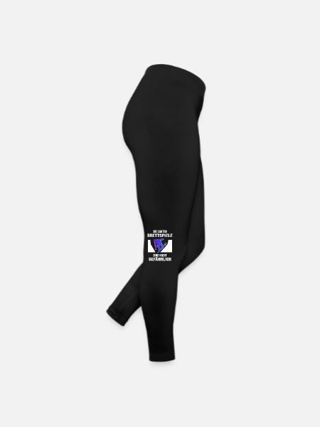 snowboarder snowboard-fun funpark freestyle-board - Frauen Jersey Leggings - Schwarz - Rechts