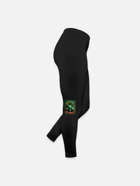 Prost! - Frauen Jersey Leggings - Schwarz - Rechts