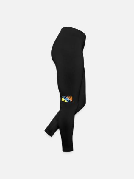 Fitness Crew Colorful - Women’s Jersey Leggings - black - Right