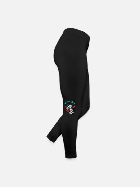 cow sunglasses cow - Women’s Jersey Leggings - black - Right