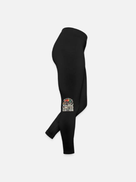 Vintage 1965 Original Vintage Birthday Gift - Women’s Jersey Leggings - black