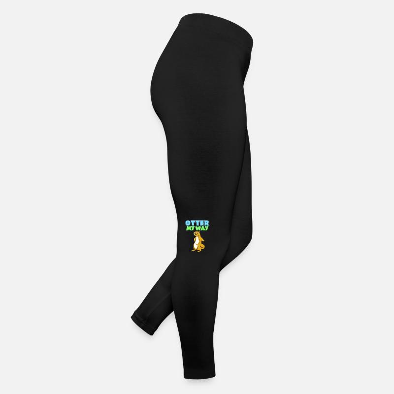 Otter Furet Marder Eau Loutre de mer Castor Doux Legging en jersey Femme