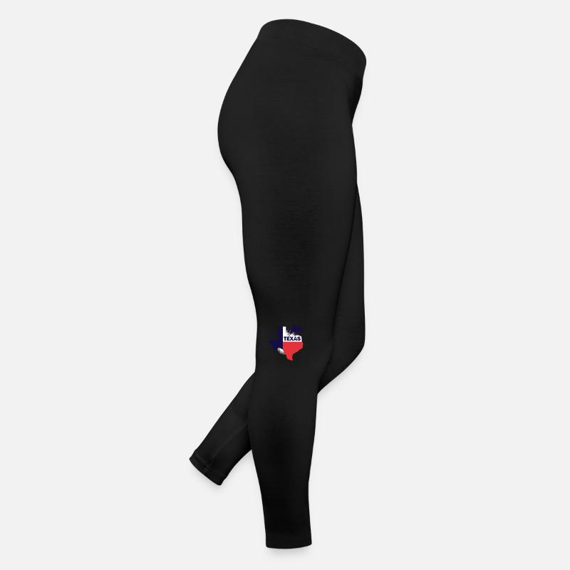 Texas Tshirt mit Rodeo Reiter Bullenreiten Texas Frauen Jersey Leggings