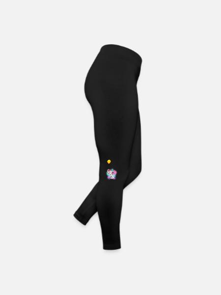 Balloon Elephant Baby Fantasy Kids Toddler - Women’s Jersey Leggings - black - Right