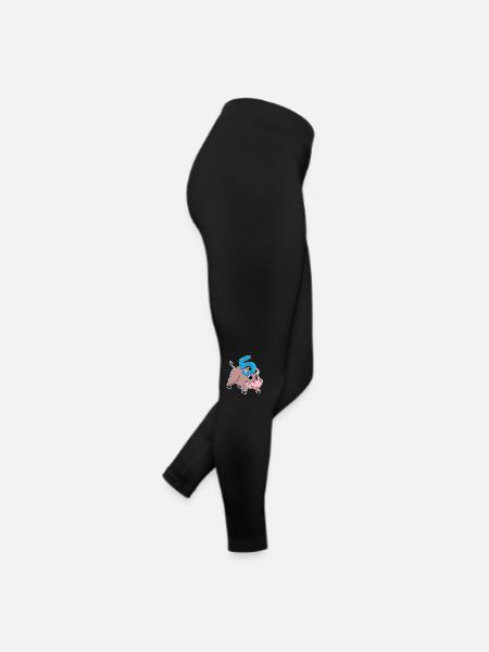 Taureau taureau d'anniversaire pour enfants de 5 ans - Legging en jersey Femme - noir - Droite