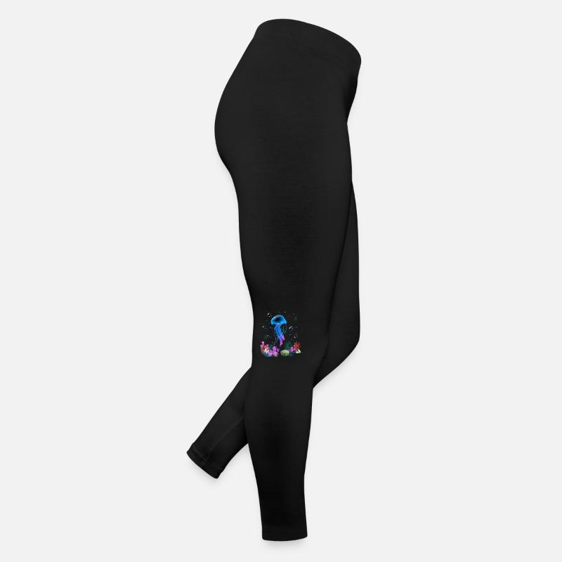 Urlaub Meer Sommer Meerestiere Frauen Jersey Leggings