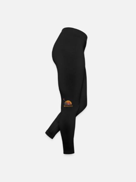 gazon, gazon herbe, entretien, - Legging en jersey Femme - noir - Droite
