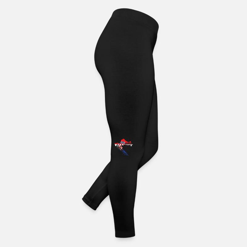 Drapeau de la Croatie Legging en jersey Femme