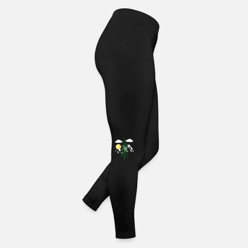 Wilderness Nature Mountains Tree Nature Lover Ecology Women’s Jersey Leggings