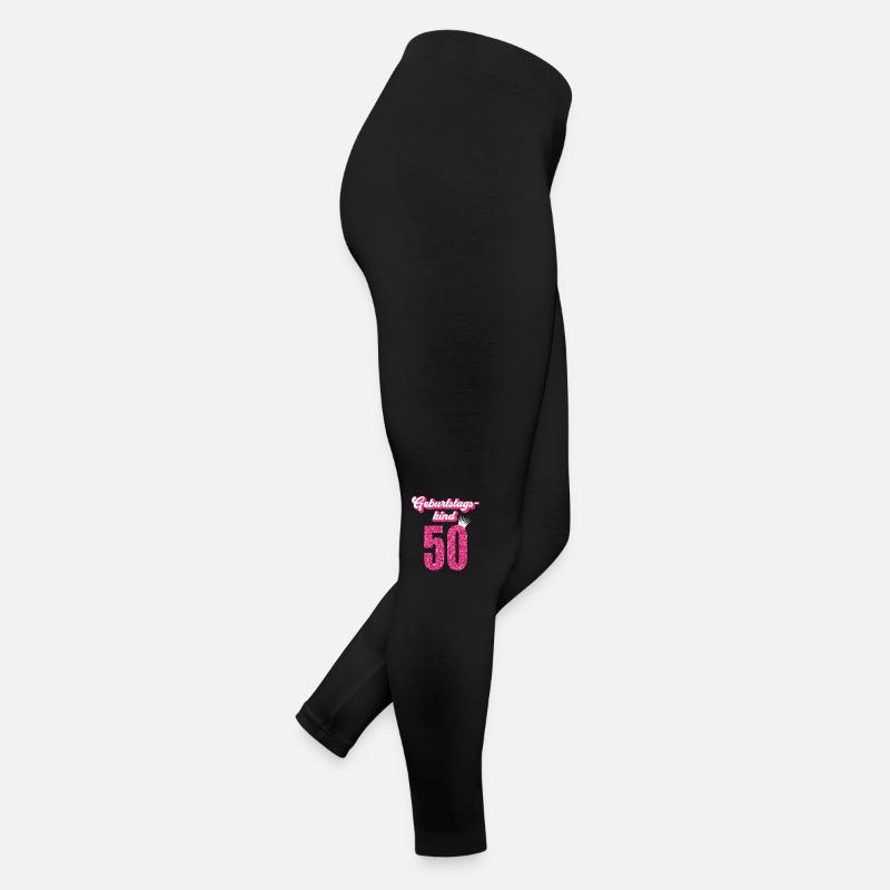 50. Geburtstag 50 Jahre 50er Geburtstagskind Frauen Jersey Leggings