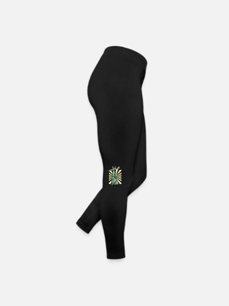 Statue de la Liberté avec mitraillette AR 15 - Legging en jersey Femme - noir - Droite