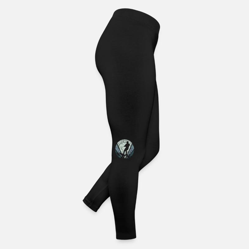Water skiing retro Women’s Jersey Leggings