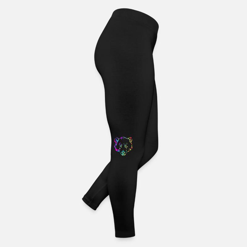 Bär marmoriert Frauen Jersey Leggings