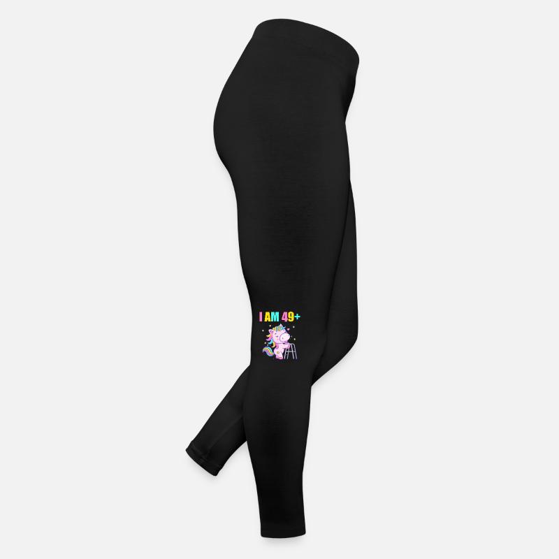 50 ans de licorne J’ai 49 ans+ 50 ans Legging en jersey Femme