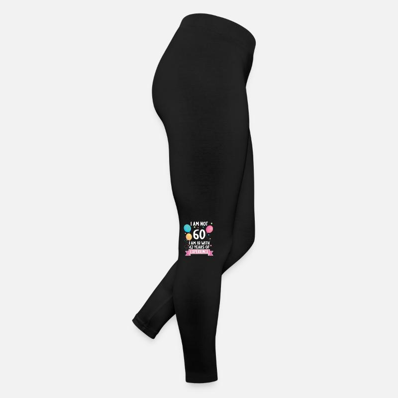 60 years old 60 years old 60 year old 60th birthday Women’s Jersey Leggings