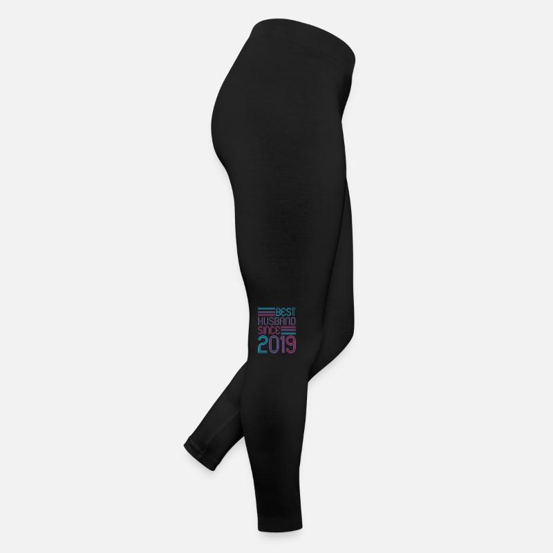 Best Husband since 2019 2nd Wedding Anniversary Women’s Jersey Leggings