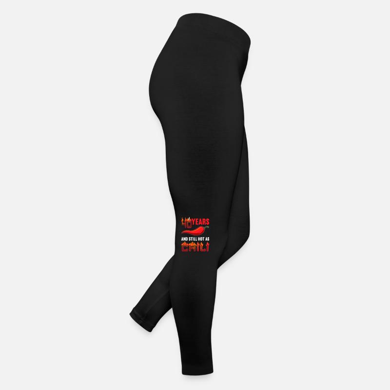 40 Jahre scharf wie Chili 40. Geburtstag Frauen Jersey Leggings