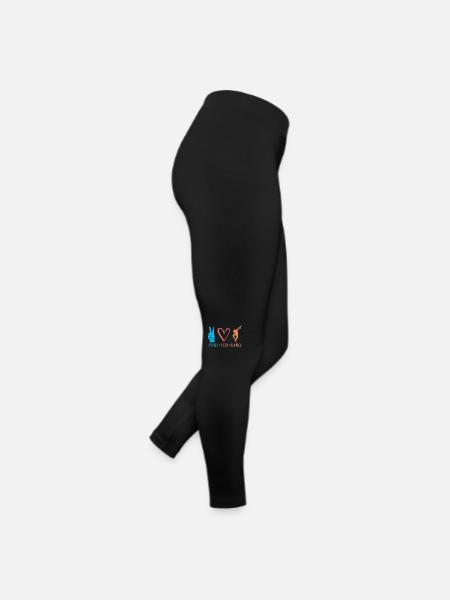 Tanzen Tänzer Geschenk - Frauen Jersey Leggings - Schwarz - Rechts