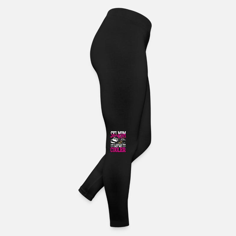 SKI MOM Comme une maman ordinaire mais plus cool Legging en jersey Femme