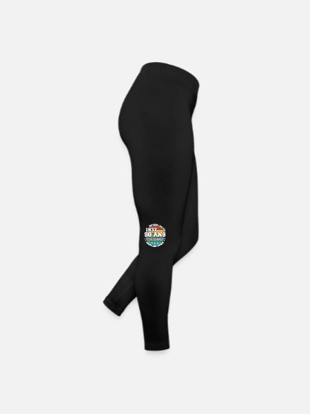 90 Ans D'excellence Édition Limitée 1932 - Legging en jersey Femme - noir - Droite