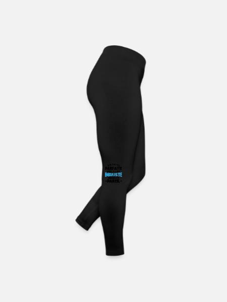 Pas parfaite mais je suis Bouliste Cadeau Pétanque - Legging en jersey Femme - noir - Droite