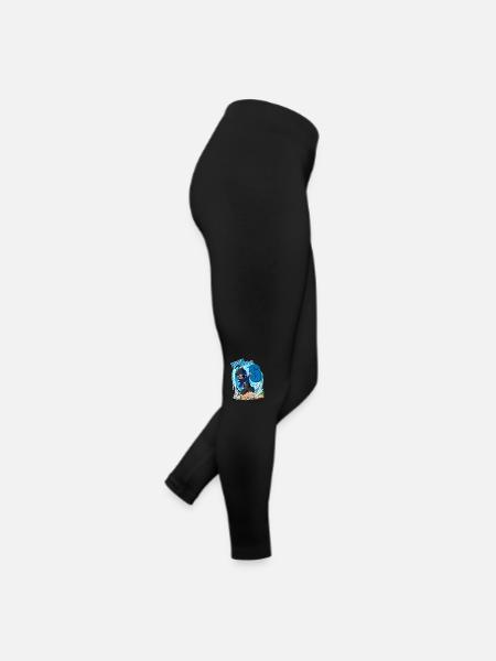 6 Jahre Geburtstag Junge Ninja - Ich bin 6 - Frauen Jersey Leggings - Schwarz - Rechts