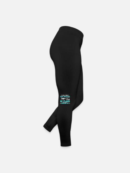 RC Plane awesome day - Women’s Jersey Leggings - black - Right