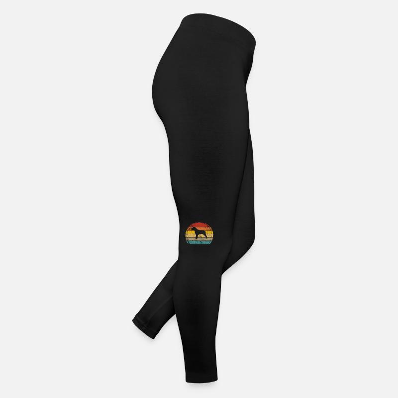 Rottweiler dog lover Retro vintage Gift idea Frauen Jersey Leggings
