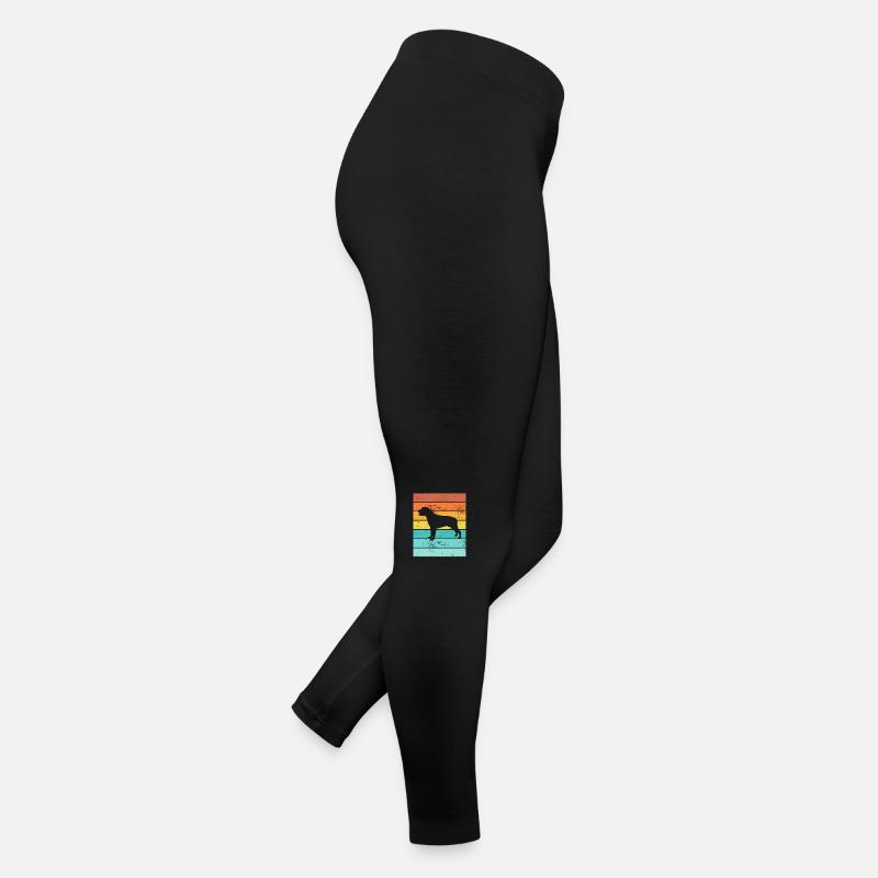 Rottweiler dog lover Retro vintage Gift idea Frauen Jersey Leggings