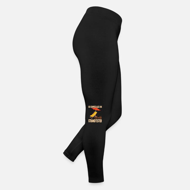 Ich schmeisse alles hin und werde Strandtester Frauen Jersey Leggings