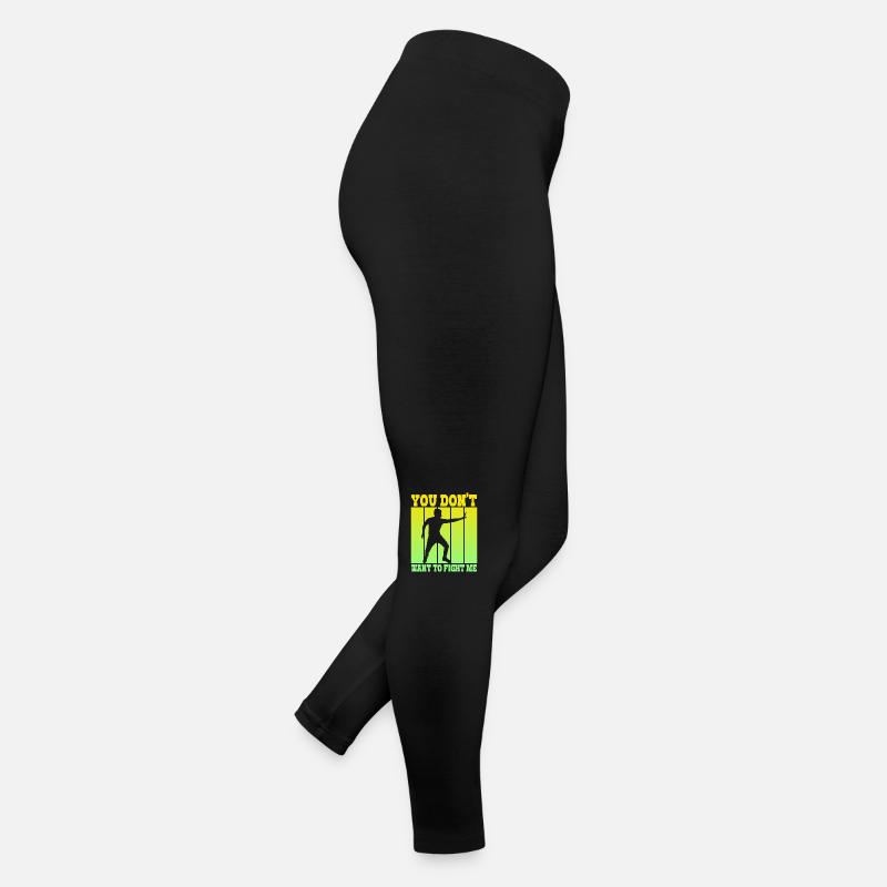 Du willst nicht gegen mich kämpfen Frauen Jersey Leggings