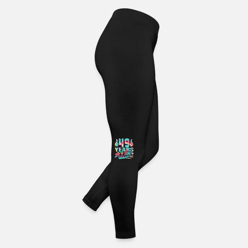 49e anniversaire ou anniversaire 49 ans d’existence Legging en jersey Femme