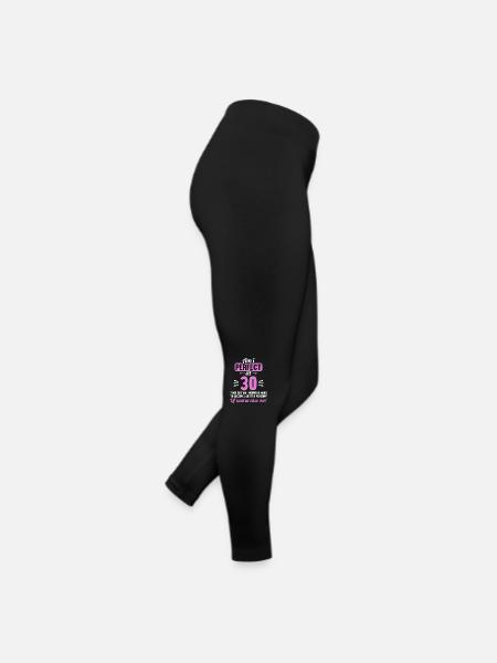 Am I perfect at 30 years 30th birthday - Women’s Jersey Leggings - black - Right
