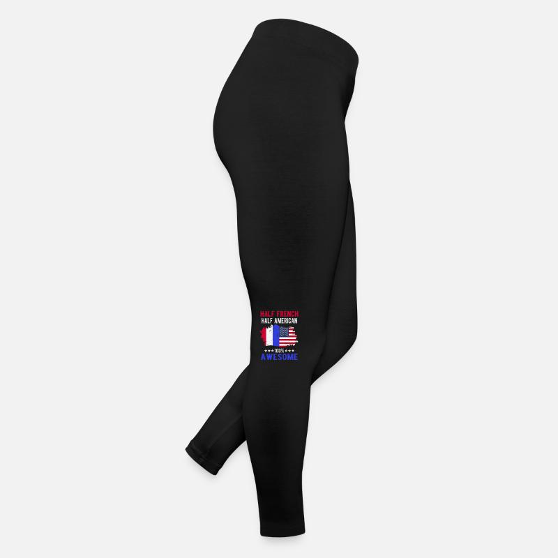 Half French Half American Women’s Jersey Leggings
