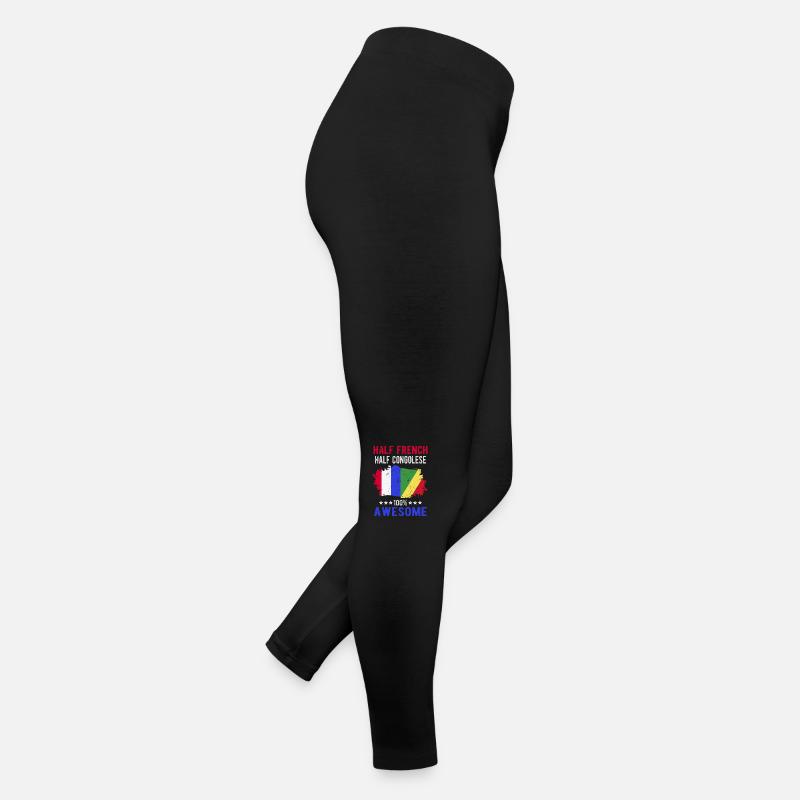 Moitié Français moitié congolais Legging en jersey Femme
