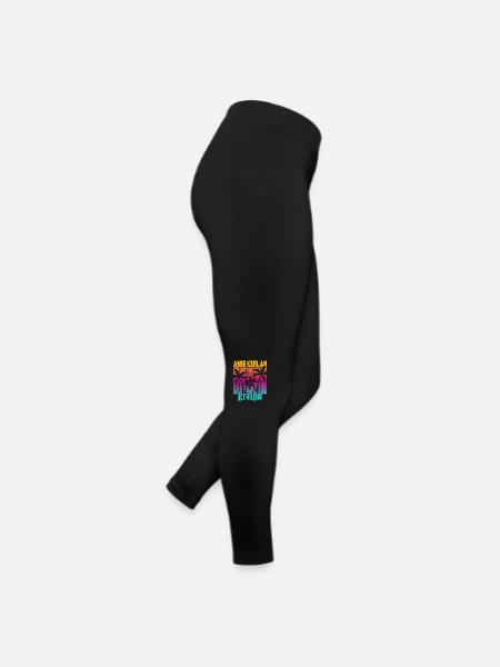Anse Kerlan Praslin - Frauen Jersey Leggings - Schwarz - Rechts