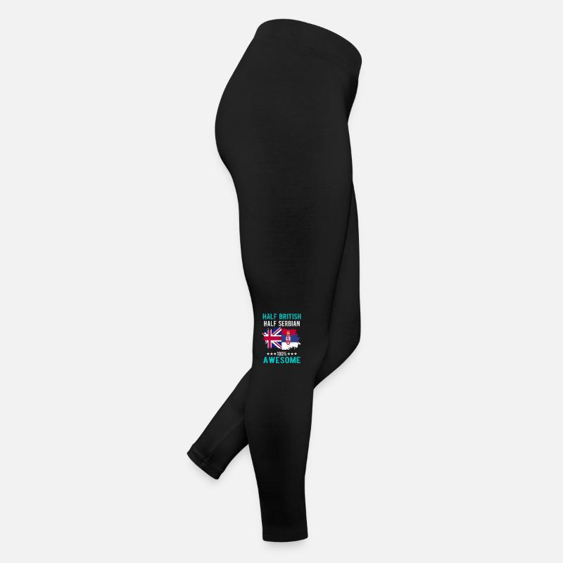 Half British, Half Serbian Women’s Jersey Leggings