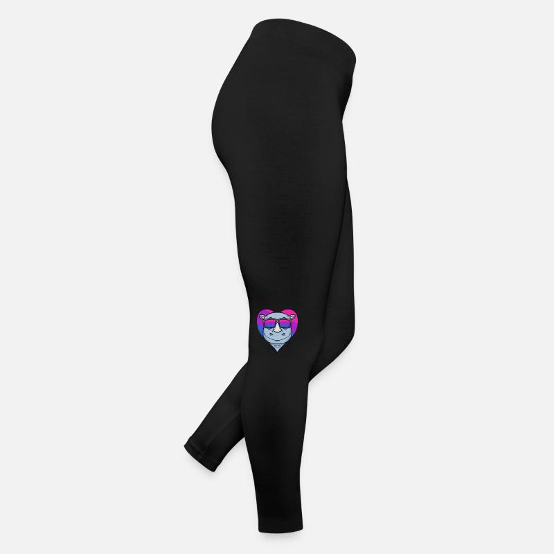 Bisexuell Nashorn Bisexualität Geschenk Frauen Jersey Leggings