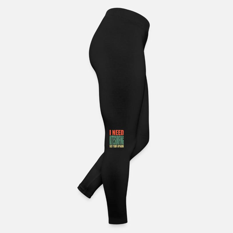 Kitesurf en disant drôle Legging en jersey Femme