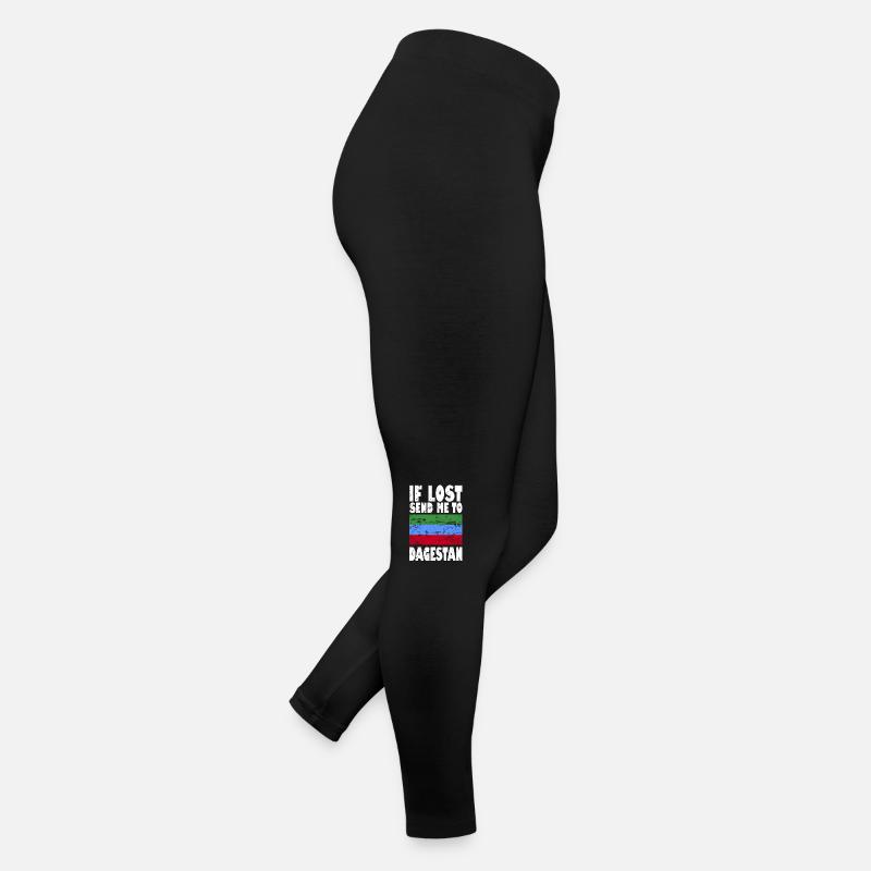 Drapeau du Daghestan Legging en jersey Femme