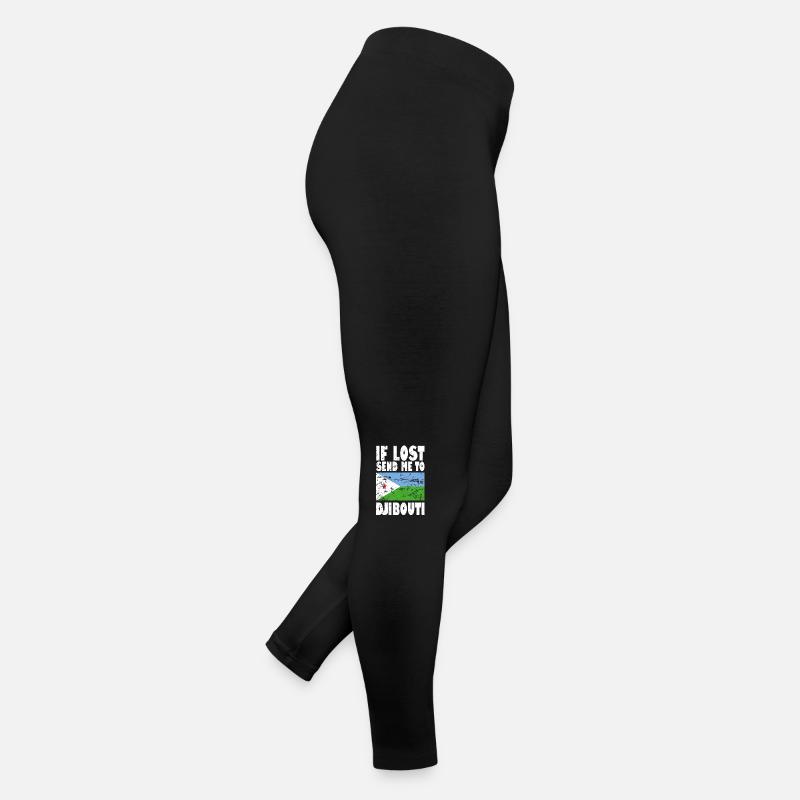 Djibouti Flagge Spruch Frauen Jersey Leggings