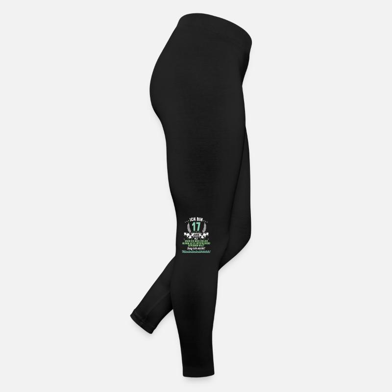 Ich bin 17 Jahre alt 17 Geburtstag Frauen Jersey Leggings