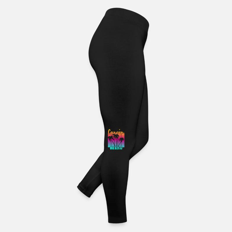 Cancun Mexico Frauen Jersey Leggings