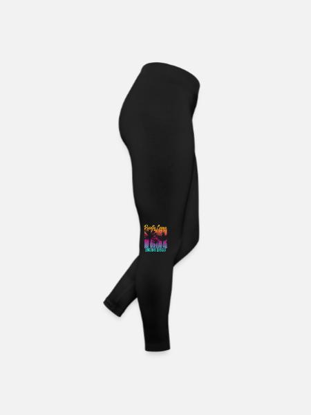 Punta Cana République dominicaine - Legging en jersey Femme - noir - Droite