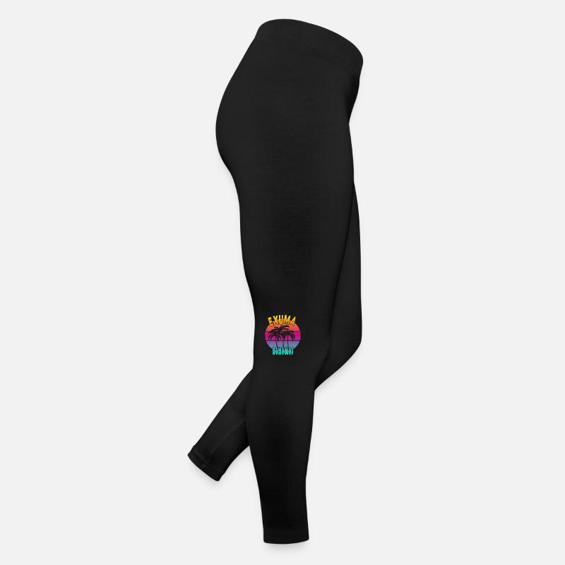 Vintage Exuma Bahamas Sunset Women’s Jersey Leggings