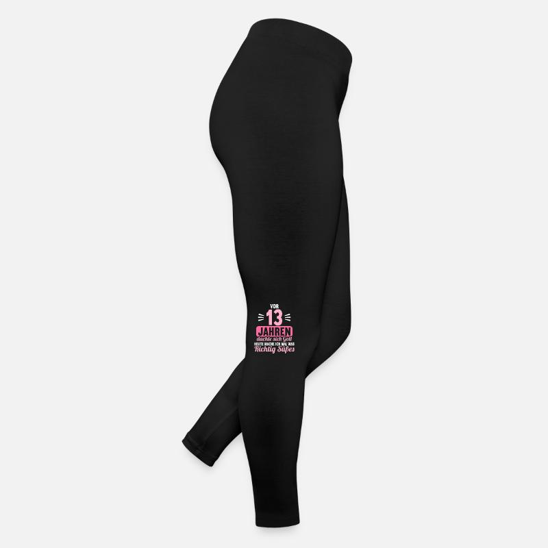 Vor 13 Jahren dachte Gott mach Gutes 13 Geburtstag Frauen Jersey Leggings