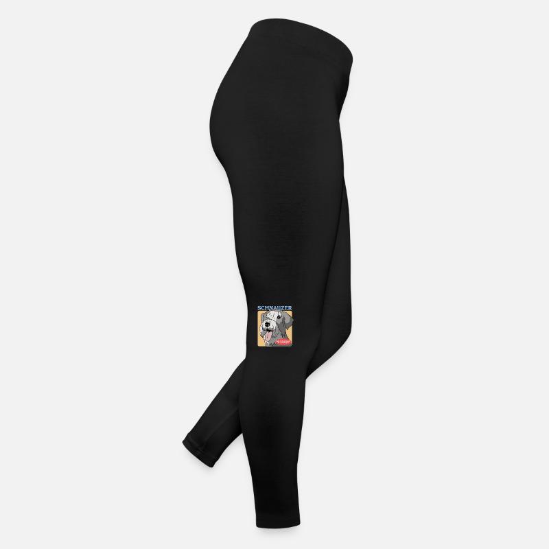 Schnauzer Hunde Hundebesitzer Geschenk Frauen Jersey Leggings