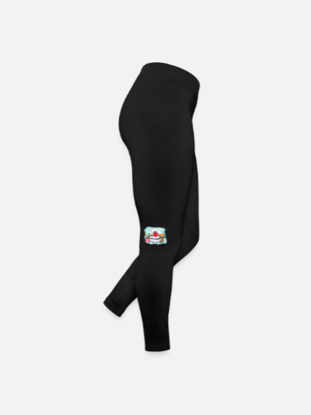 Lehrerinnen Lehrer Schule Lehrperson Lehrkörper - Frauen Jersey Leggings - Schwarz - Rechts