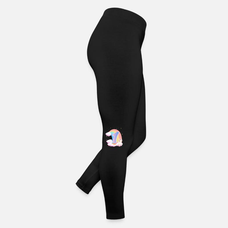 1 Licorne Rainbow Clouds Little Pony 1. Legging en jersey Femme