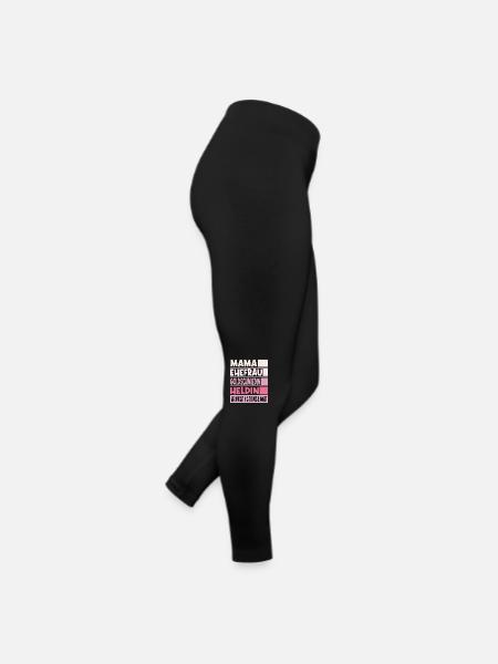 Goldschmiedin Mama Ehefrau Heldin - Frauen Jersey Leggings - Schwarz - Rechts